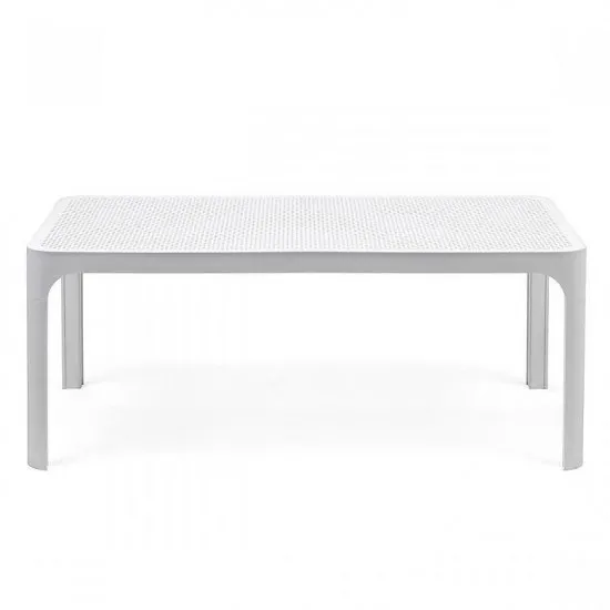 Masă de grădină Nardi Net Table 100, 100x60 cm, Bianco