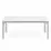 Masă de grădină Nardi Net Table 100, 100x60 cm, Bianco