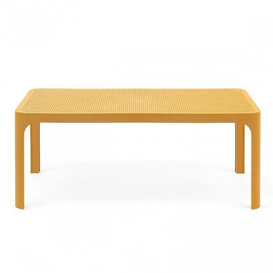 Masă de grădină Nardi Net Table 100, 100x60 cm, Senape