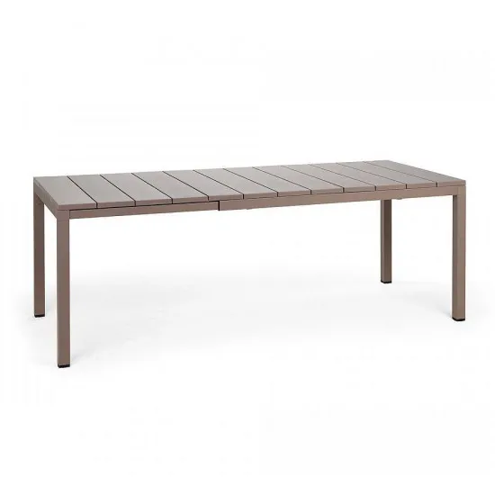 Masă de grădină Nardi Rio ALU 140 Extensibile 48659.10.000, Tortora
