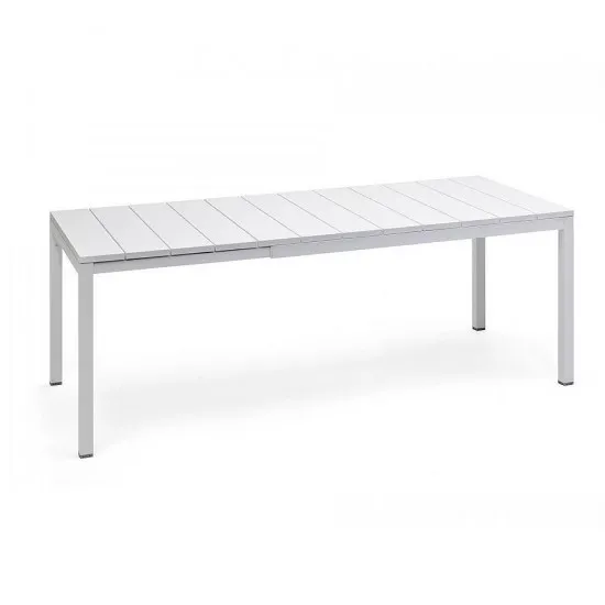 Masă de grădină Nardi Rio 140 Extensibile 48353.00.000, Bianco