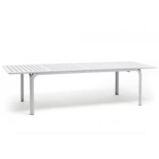 Стол садовый Nardi Alloro 210 Extensibil, 210x100 см, Bianco
