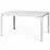 Стол садовый Nardi Alloro 140 Extensible, 140x100 см, Bianco