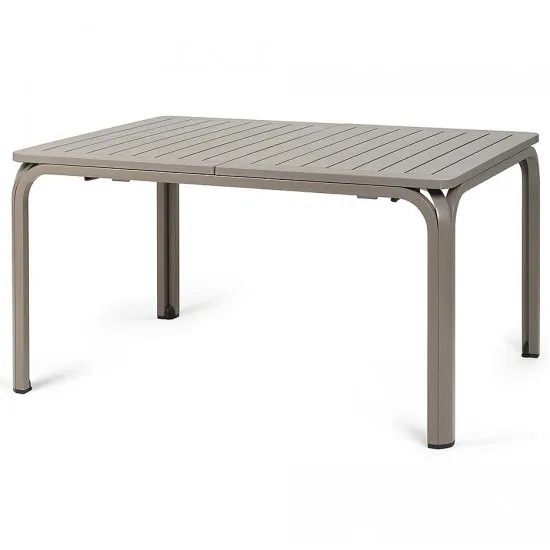 Стол садовый Nardi Alloro 140 Extensible, 140x100 см, Tortora