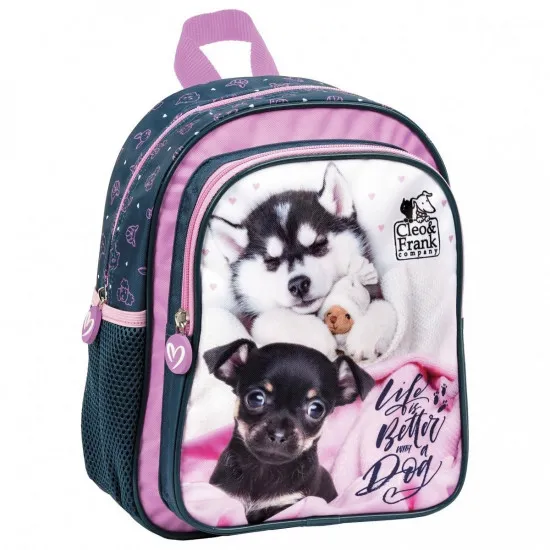 Rucsac pentru copii Derform Cleo & Frank PL11CF38 Albastru