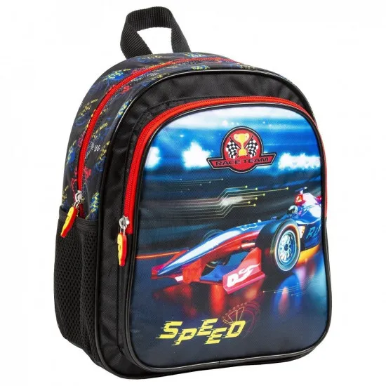 Rucsac pentru copii Derform Race Team PL11RT10 Negru
