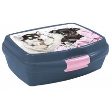 Ланч-Бокс Derform Cleo & Frank SCF38 Синий/Розовый Ланч-Бокс Derform Cleo & Frank SCF38 Синий/Розовый