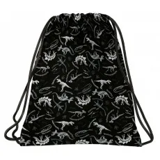 Sac pentru încălțăminte BackUP Dinosaurs WOB5A50 Negru Sac pentru încălțăminte BackUP Dinosaurs WOB5A50 Negru