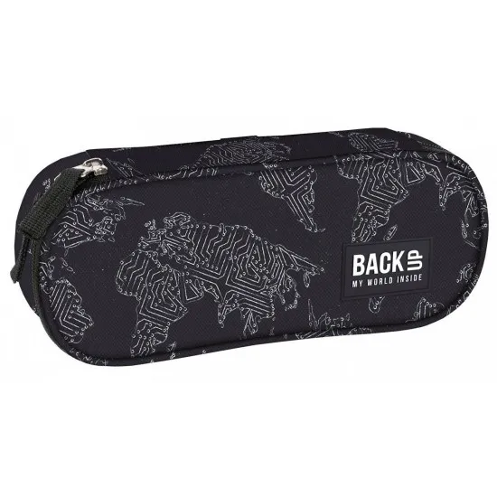 Школьный пенал BackUP Hi-Tech PB5A41 Черный