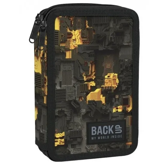 Школьный пенал BackUP Machine PB5DW45 Черный