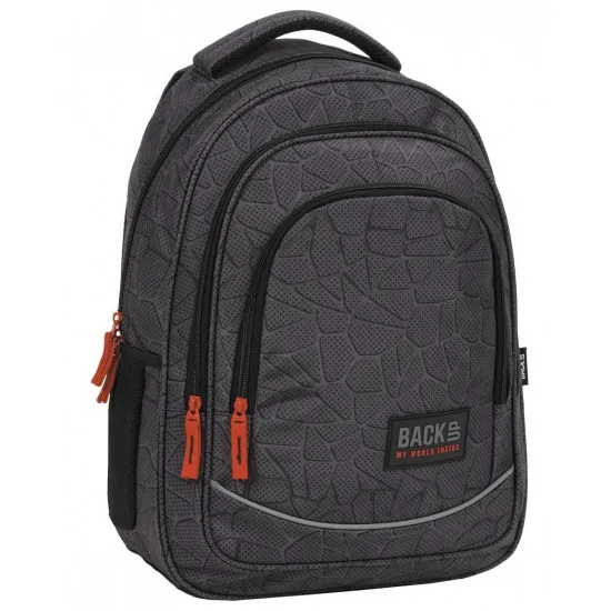 Rucsac şcolar BackUP Hi-Tech Grey (PLB5X46)