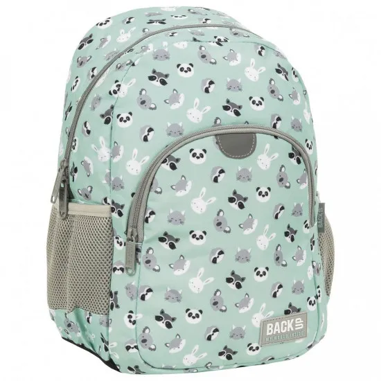 Rucsac şcolar BackUP Puppies Mint (PLB5T11)