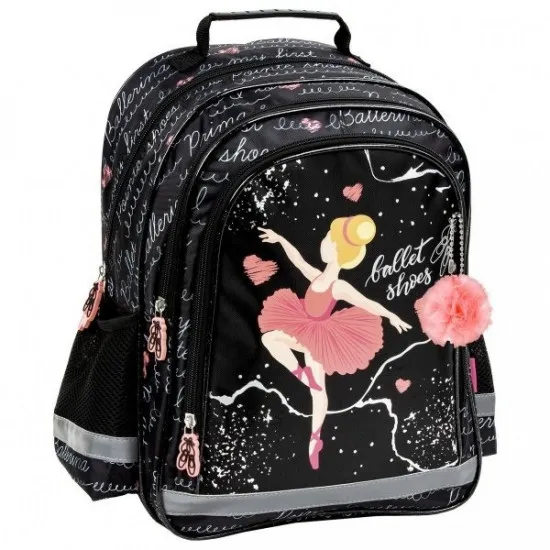 Рюкзак школьный Derform Ballerine Black/Pink (PL15BBL11)