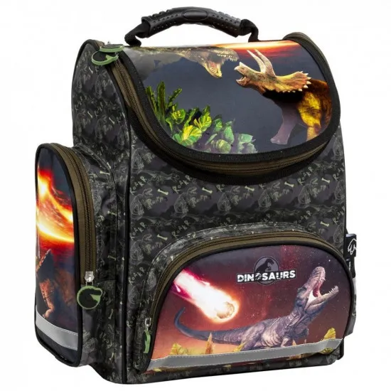 Ð Ñ?кзак Ñ?колÑ?нÑ?й Derform Dinosaurs Grey/Black (TEMBDN18)