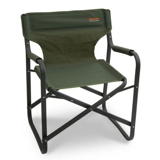 Scaun pliant pentru camping Pinguin Director Green Green