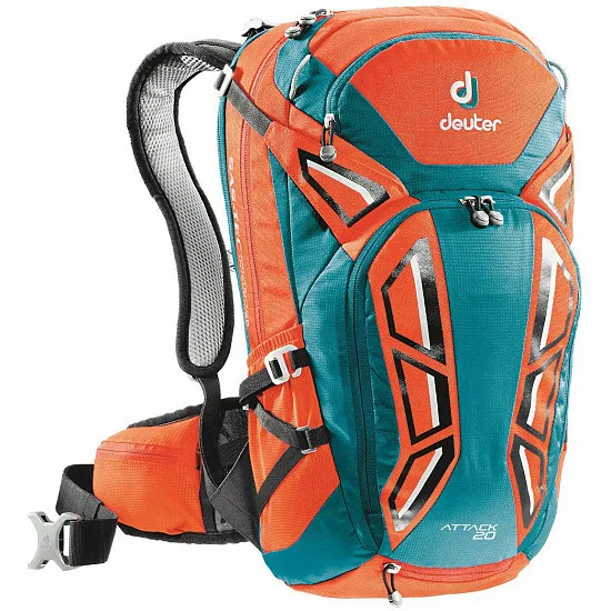Rucsac turistic Attack 3200216 9306 0 Papaya/Petrol (20 l)