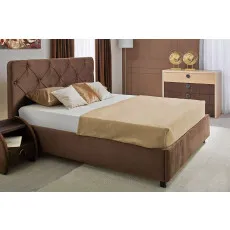 Спальный гарнитур Ambianta Cristal 1.4x2m, Sonoma Dark Спальный гарнитур Ambianta Cristal 1.4x2m, Sonoma Dark