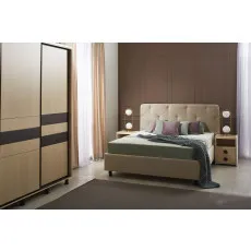 Спальный гарнитур Ambianta Cristal 1.8x2m/1.6m, Cremona