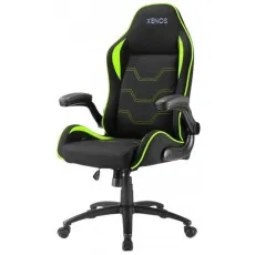 Fotoliu de gaming Xenos Neron, Black / Green Fotoliu de gaming Xenos Neron, Black / Green