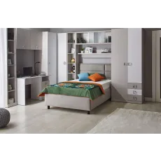 Set dormitor Ambianta Amigo v2, Gri