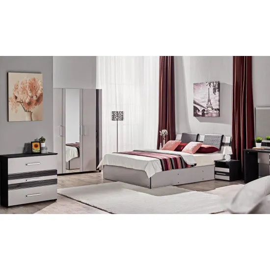Спальный гарнитур Ambianta Fenix (кровать 1,4м), Hacienda