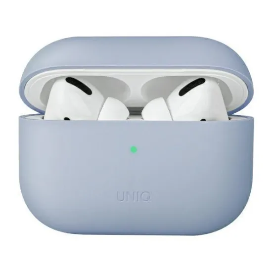 Husă Uniq Silicon Lino Hybrid pentru AirPods Pro, Blue