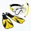 Set pentru înot Aqualung Compass SR4110107S (36-40) S Black/Yellow