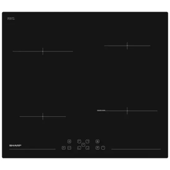 Plită cu inducţie Sharp KH-6I45FT0I-EU Black