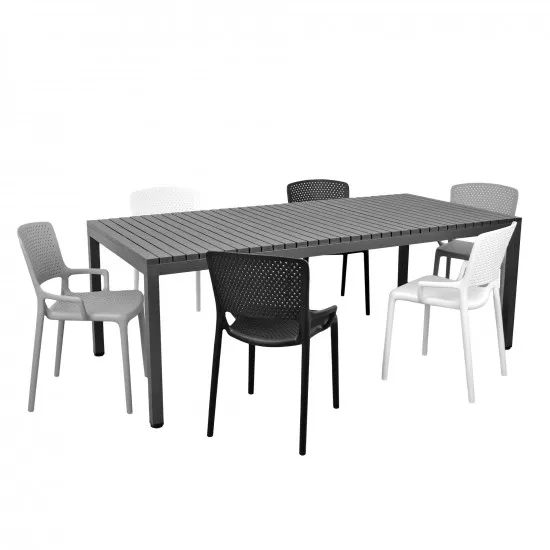 Masă de grădină DP Terasa Spark 210, Gri