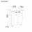 Modul inferior Ambianta Fresh 600 CI, Gri