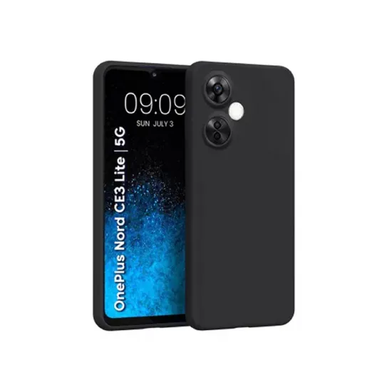 Husă Helmet Liquid Silicone pentru OnePlus CE 3 Lite, Black