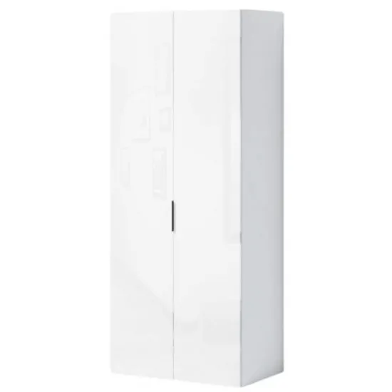 Шкаф FabrikHome Hardy (90x220) 2 двери, White Glossy