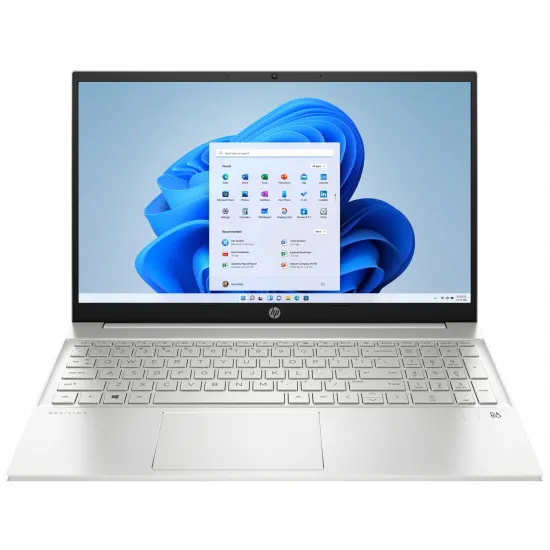 Ноутбук 15,6" HP Pavilion 15-eh3032ci / AMD Ryzen 7 7730U / 16 ГБ / 512 ГБ NVME SSD / Natural Silver