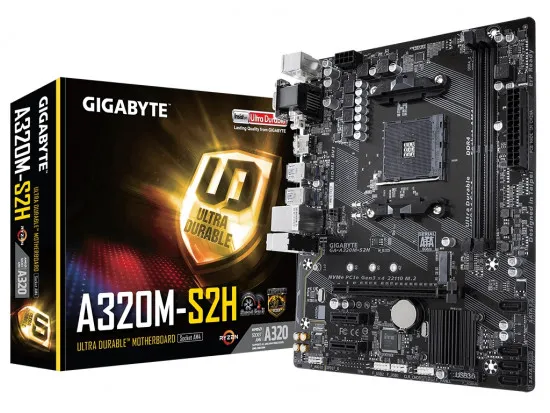 Placă de bază GIGABYTE GA-A320M-S2H (AM4/AMD A320)