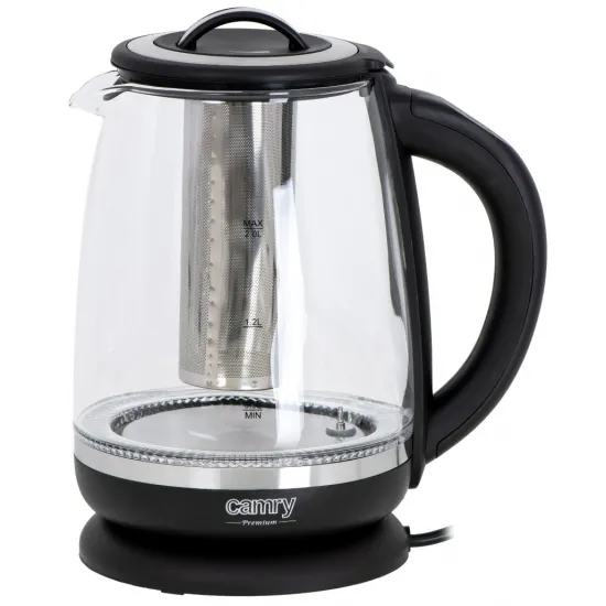 Fierbător electric Camry CR1290 Black (2 l/2200 W)