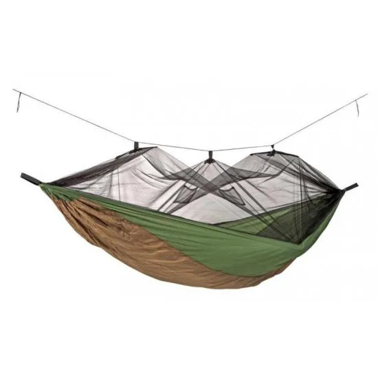 Hamac Amazonas Adventure Moskito Hammock THERMO, Green/Brown