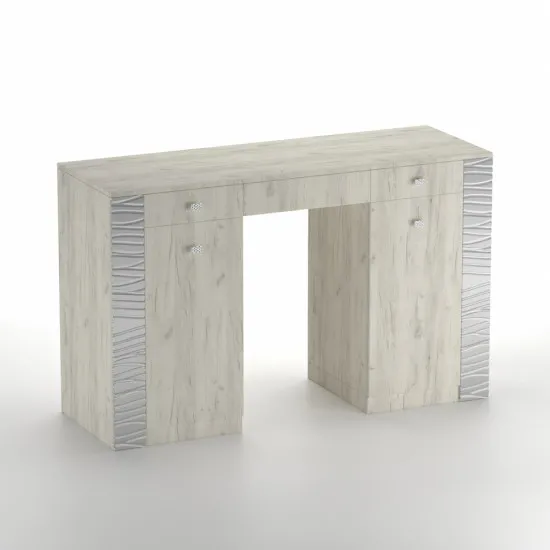 Столик туалетный ML-Mobila Гамма 20, Дуб краф белый / Серый