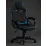 Fotoliu de gaming SENSE7 Knight Fabric, Black/Blue