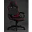 Fotoliu de gaming SENSE7 Knight Fabric, Black / Red