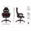 Fotoliu de gaming SENSE7 Knight Fabric, Black / Red