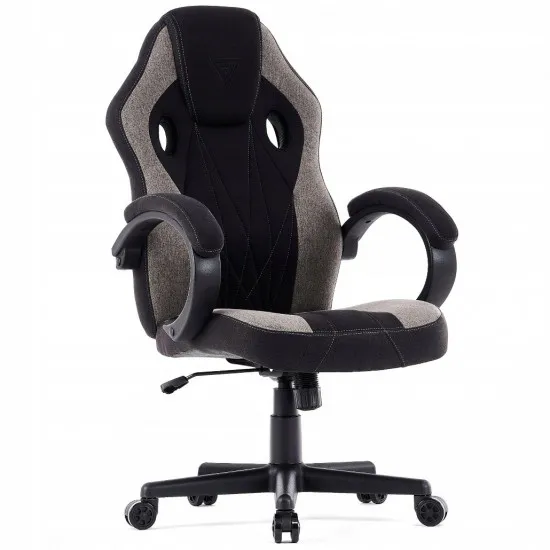 Кресло геймерское SENSE7 Prism Fabric, Black/Gray