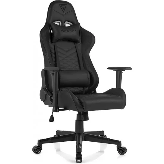 Fotoliu de gaming SENSE7 Spellcaster, Black