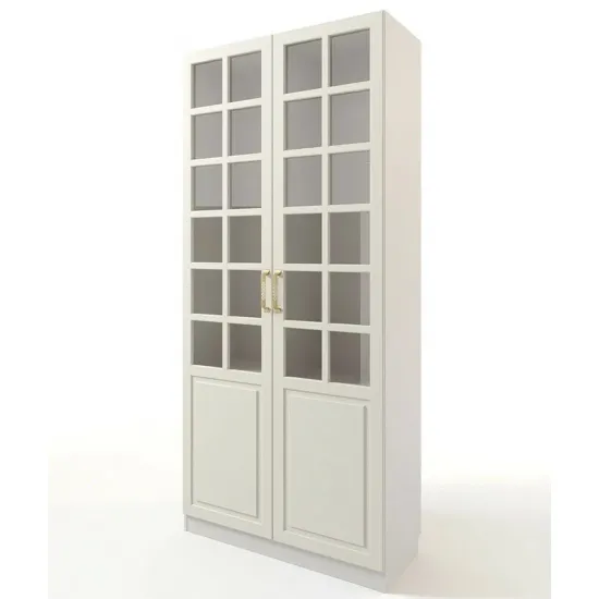 Витрина ML-Mobila Ливерпуль 33 (100 см), Слоновая кость