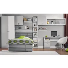Set dormitor Ambianta Amigo v5, Gri