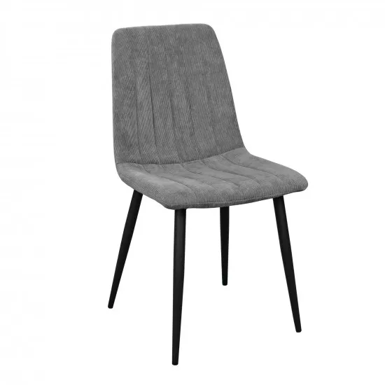 Scaun Decoprim DC-90 (BGF166-4), Dark Grey Velvet+Black Legs