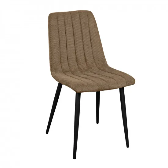 Стул Decoprim DC-90 (BGF166-7), Velvet Brown+Black Legs