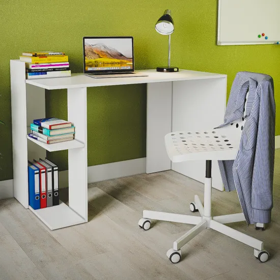 Masa de birou ML-Mobila ML-9 (sting), Alb