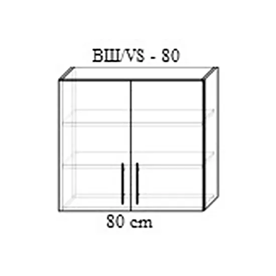 Modul superior Bafimob ВШ-80 MDF (pelicula), Alebastr