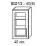 Modul superior Bafimob ВШ-40б MDF (pelicula), Alebastr