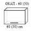 Modul superior Bafimob Окап-50 MDF (pelicula), Alebastr